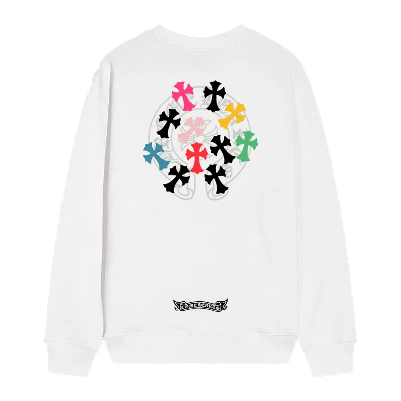 Chrome Hearts 🚩 1×1 Same Style logo OS ：Black，White Size ：S M L XL